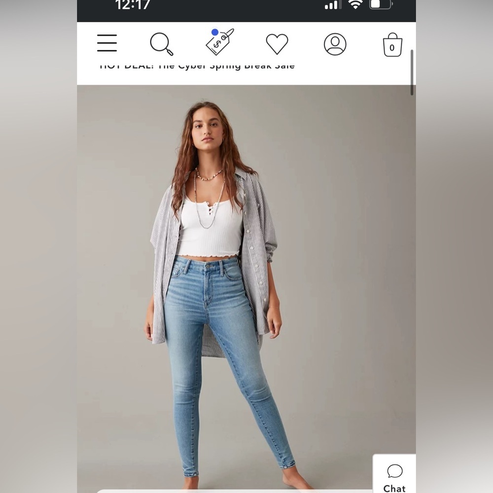 American eagle size 4 jeggings